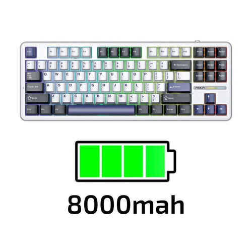 كيبورد ميكانيكي لاسلكي باللغة العربية - F87