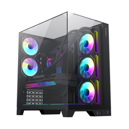 كيس كمبيوتر INFINTY PLUS بتصميم مميز مع 8 مراوح