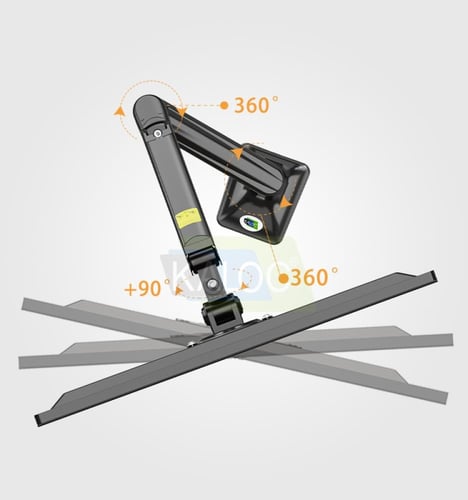 ستاند شاشة متحرك لشاشة وحده باللون الأسود