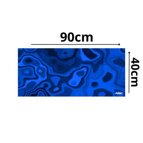 ماوس باد ARC باللونين الأزرق والأسود