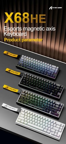 كيبورد مغناطيسي سلكي X68HE