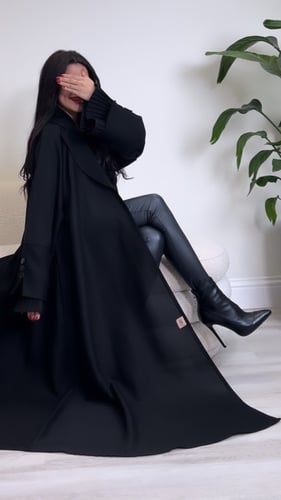 عباية أسود black