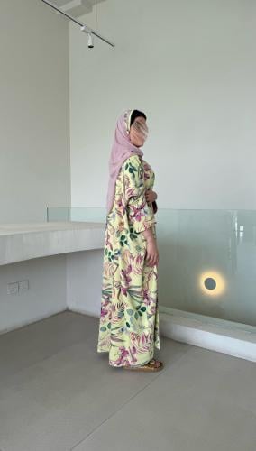 Soft pink with butter yellow