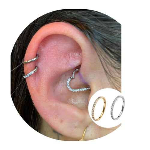 حلقه مرصعه بالكريستال