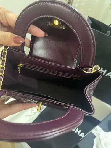 شنطة شانيل عنابي