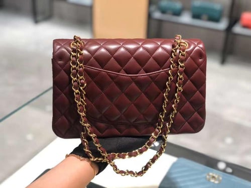 شانيل كلاسيك عنابي 25.5cm