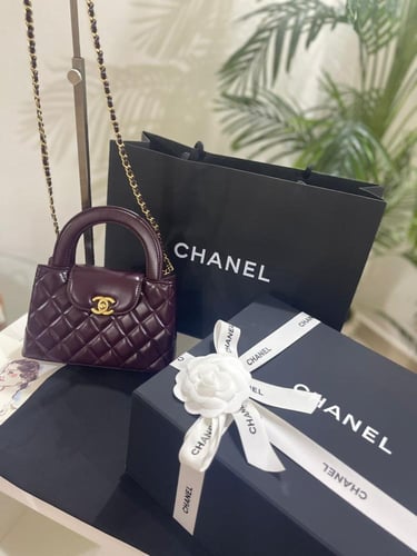 شنطة شانيل عنابي