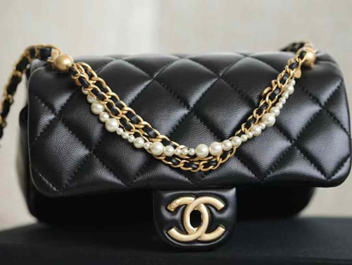 شنطة شانيل handbag اسود19.5cm