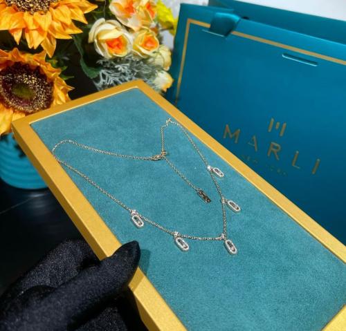 عقد مسيكا ذهب والماس