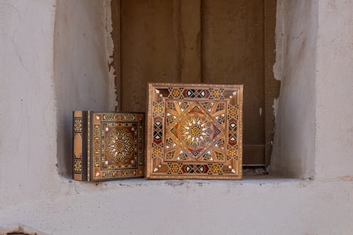 صندوق خشبي دمشقي كبير