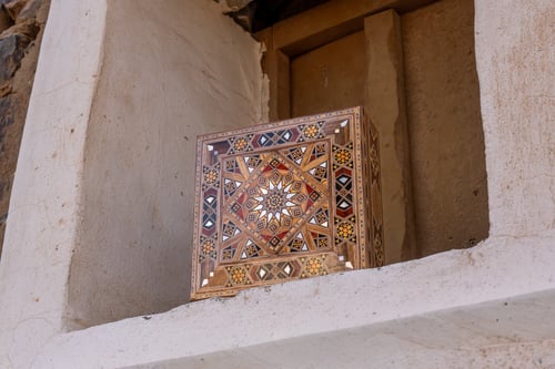 صندوق خشبي دمشقي كبير