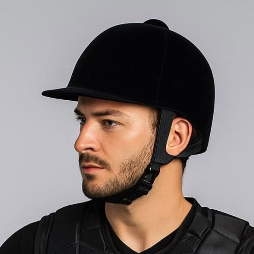 خوذة ركوب خيل إيطالية مع حقيبة - داسلو