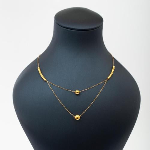 عقد ذهب عيار 21