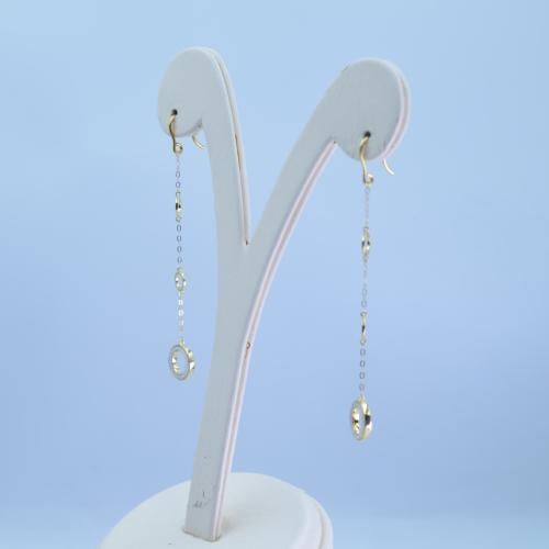 حلق ذهب عيار 18