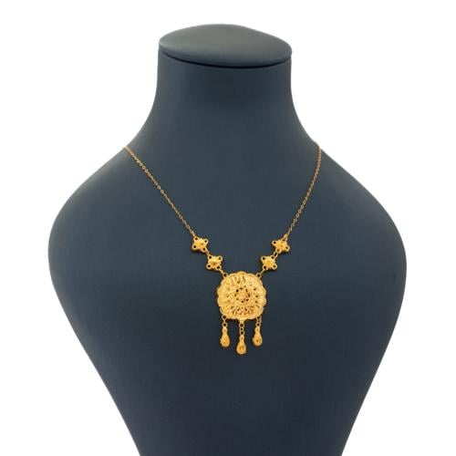 عقد كرسي جابر ذهب عيار 21