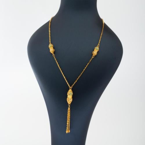 عقد ذهب عيار 21