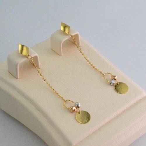 حلق ذهب عيار 18