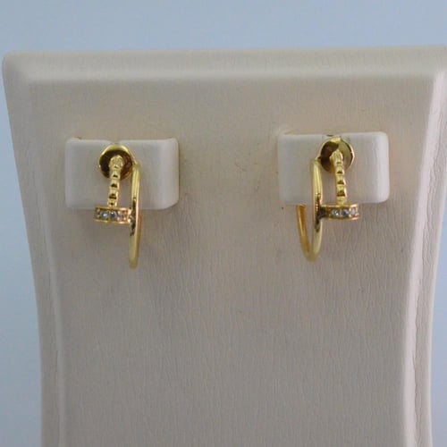 حلق ذهب عيار 18