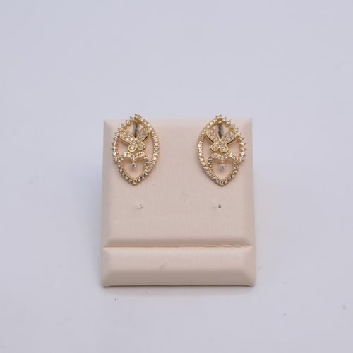 حلق ذهب عيار 18