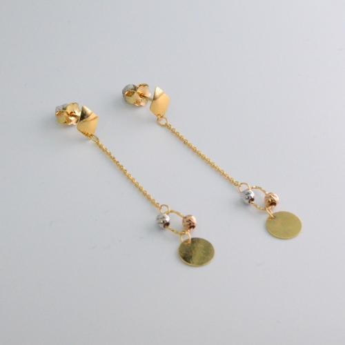 حلق ذهب عيار 18