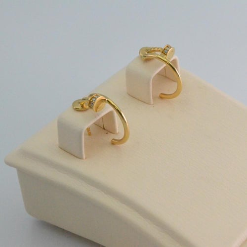 حلق ذهب عيار 18