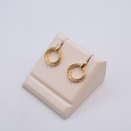 حلق ذهب عيار 18