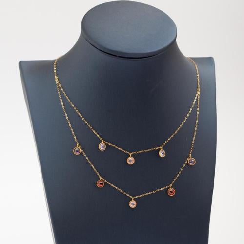 عقد ذهب عيار 18