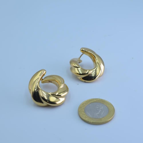 حلق ذهب عيار 18