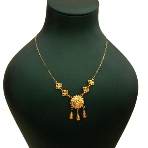 عقد ذهب عيار 21