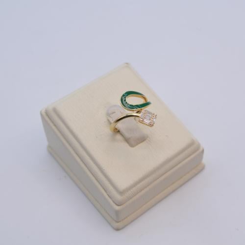 خاتم ذهب عيار 18