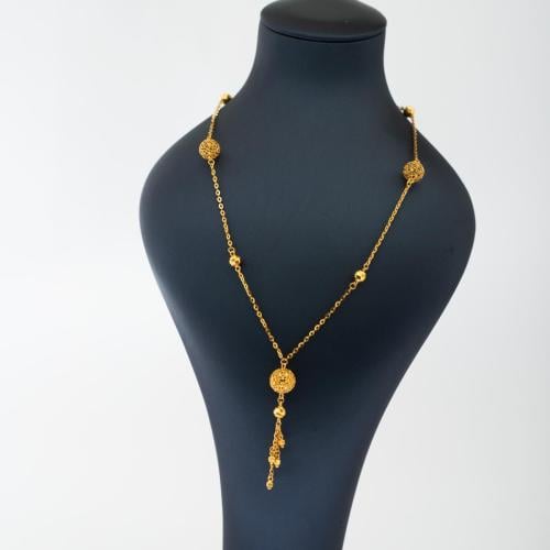 عقد ذهب عيار 21