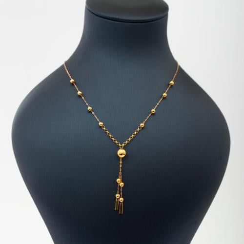 عقد ذهب عيار 21