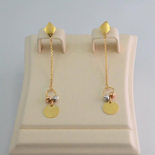 حلق ذهب عيار 18