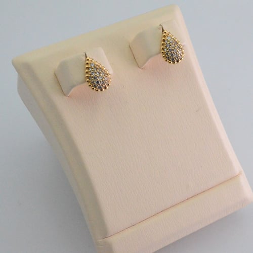 حلق الدمعة ذهب عيار 21