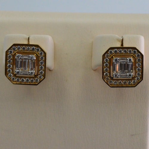 حلق ذهب عيار 18