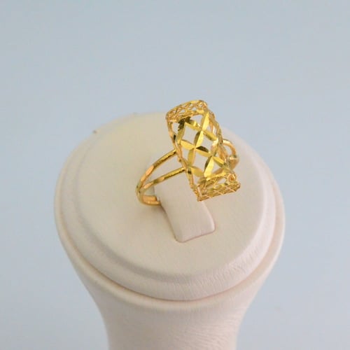 خاتم ذهب عيار 21