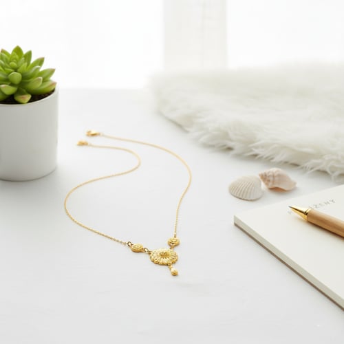 عقد كرسي جابر ذهب عيار 21