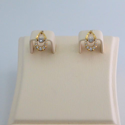 حلق ذهب عيار 18