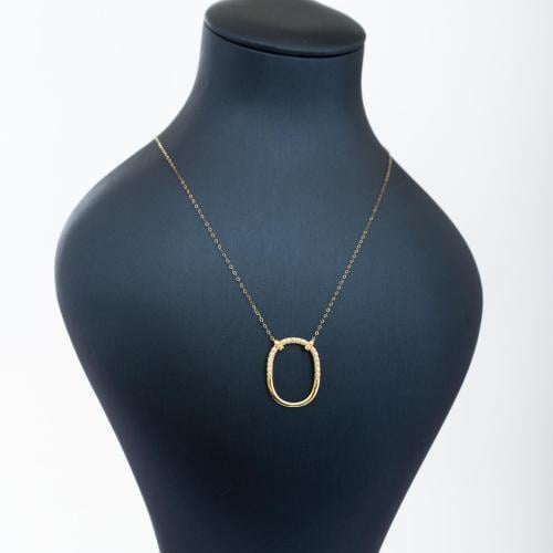 عقد ذهب عيار 18