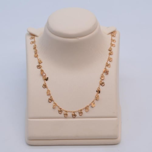 عقد ذهب عيار 21