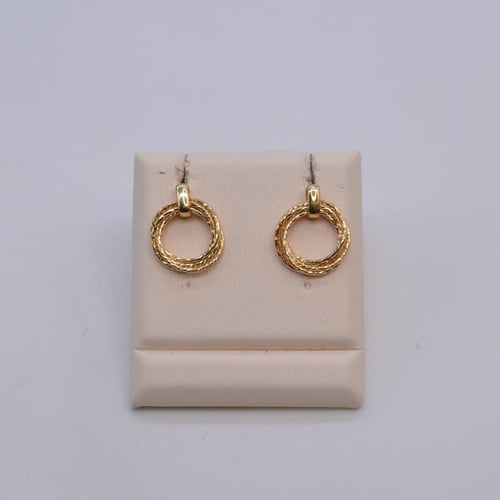 حلق ذهب عيار 18