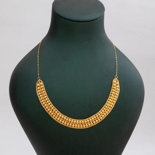 عقد ذهب عيار 21