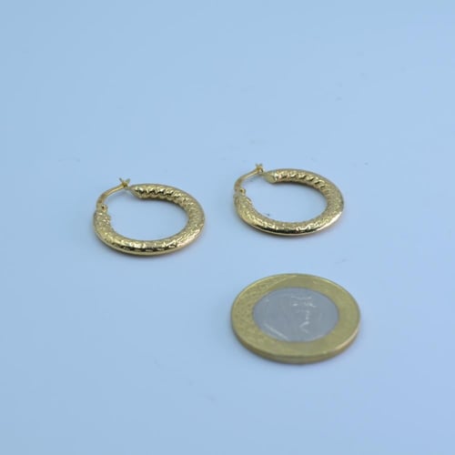 حلق ذهب عيار 18