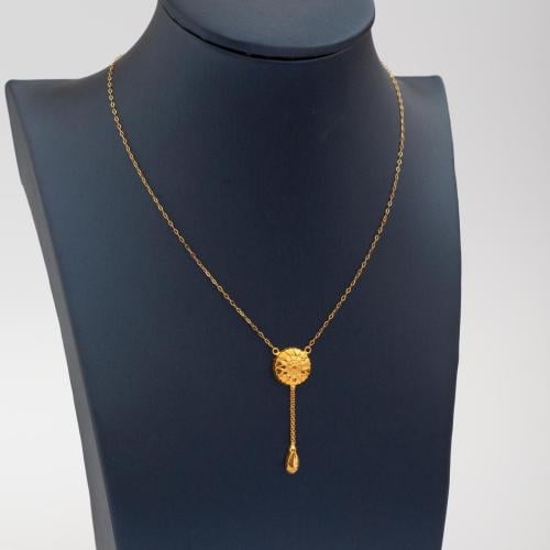 عقد ذهب عيار 21