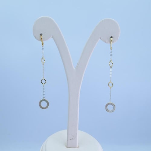 حلق ذهب عيار 18