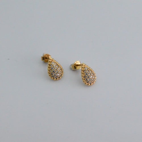 حلق الدمعة ذهب عيار 21