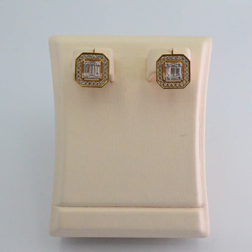 حلق ذهب عيار 18