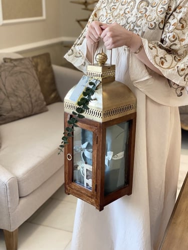 Ramadan gold Lantern