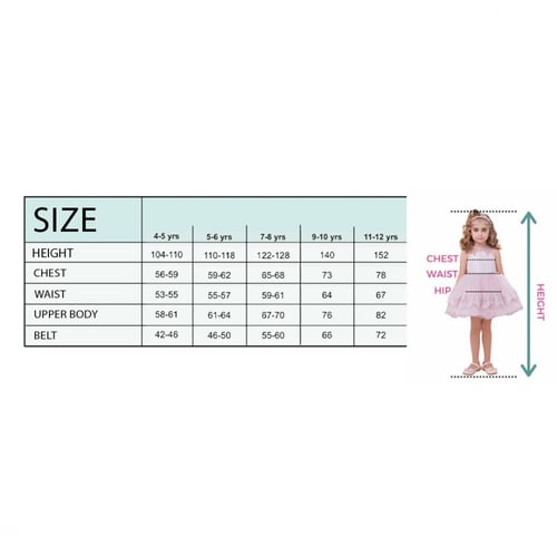فستان ابيض واورنج (4-12) سنه