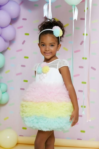 فستان ايس كريم (1-5) سنين